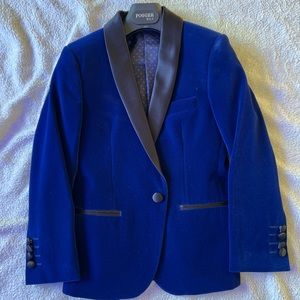 Boys velvet smoking jacket.